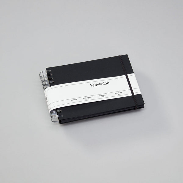 SMK Album Photo Mini Mucho-Album Photo-Semikolon-25 x 16 cm-Noir-Noir-Papeterie du Dôme
