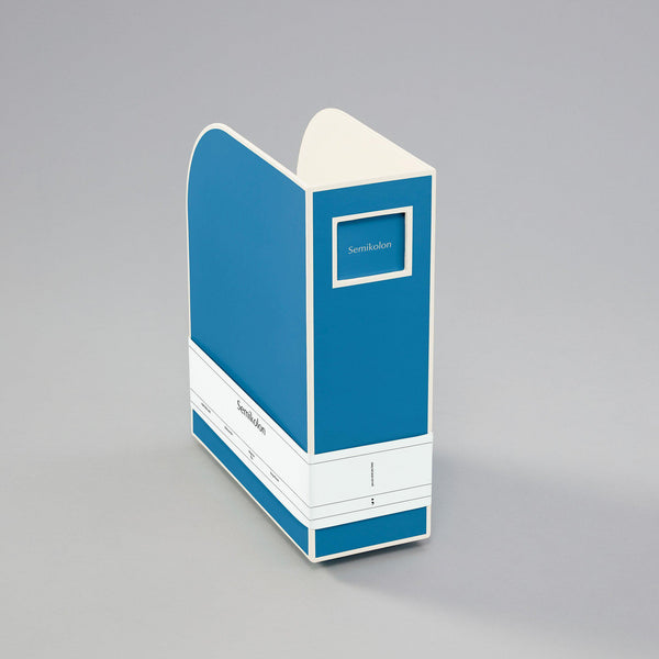 SMK Porte Magazines-Porte Magazines-Semikolon-Bleu Azur-Papeterie du Dôme