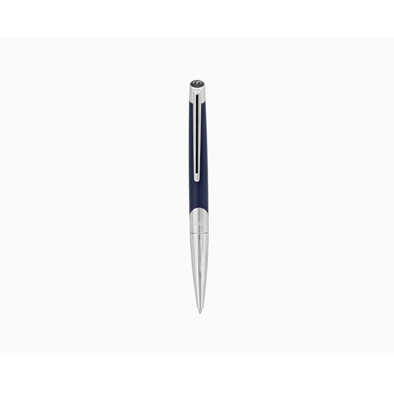 STD Défi Bleu Argenté Stylo Bille-Stylo Bille-S.T. Dupont-Papeterie du Dôme
