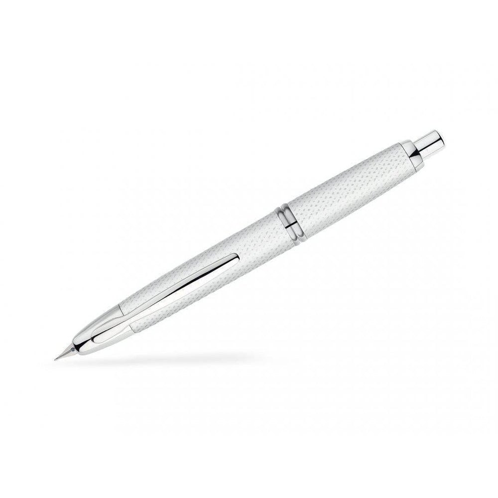 Stylo Plume Pilot Capless Attributs Rhodiés Graphite Blanc-Stylo Plume-Pilot-Papeterie du Dôme