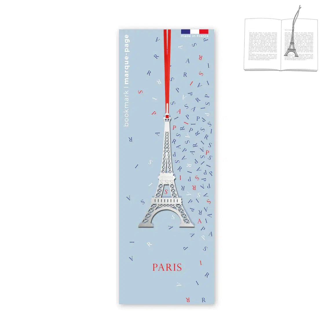 TSP Marque Page Métal Tour Eiffel-Marque Pages-Tout Simplement-Métal-Papeterie du Dôme