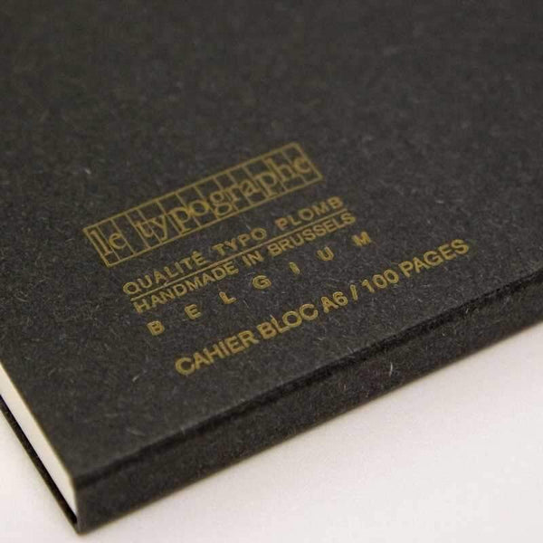 TYP Cahier Bloc Ligné A5-Carnet-le typographe-Papeterie du Dôme