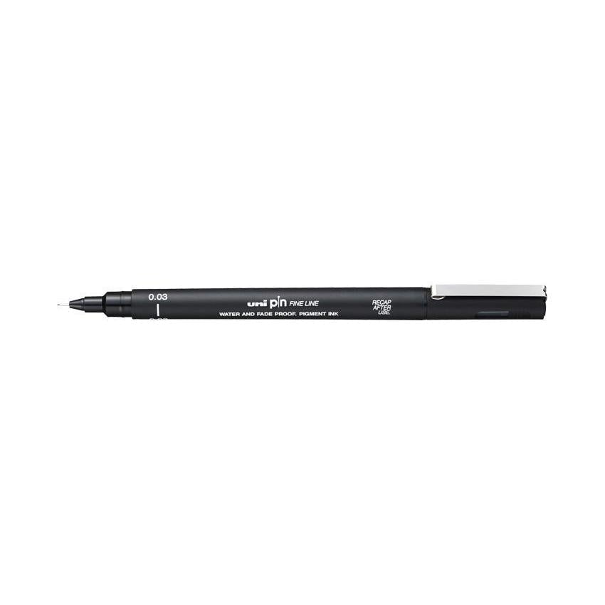 UNI Feutre Pin-Stylo Feutre-Uni-ball-0.03 mm-Noir-Papeterie du Dôme