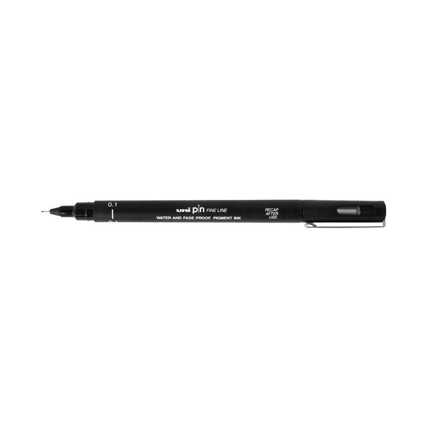 UNI Feutre Pin-Stylo Feutre-Uni-ball-0.1 mm-Noir-Papeterie du Dôme