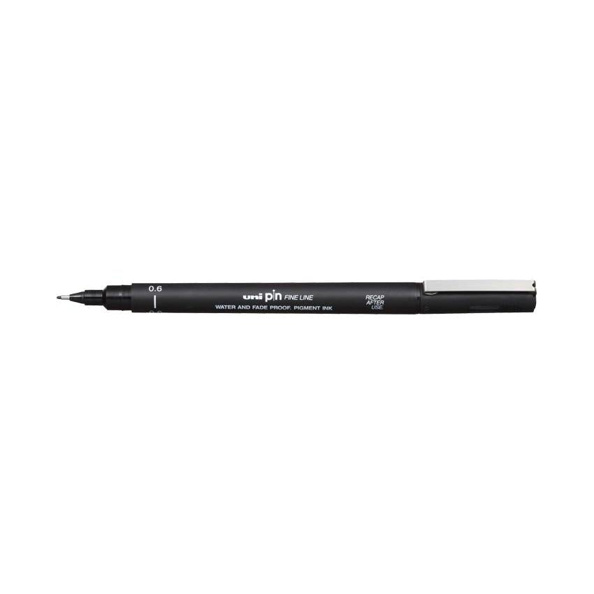 UNI Feutre Pin-Stylo Feutre-Uni-ball-0.6 mm-Noir-Papeterie du Dôme