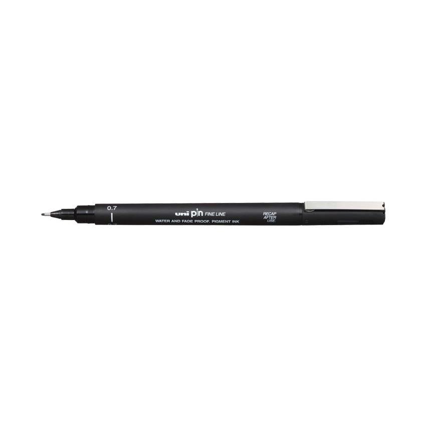 UNI Feutre Pin-Stylo Feutre-Uni-ball-0.7 mm-Noir-Papeterie du Dôme