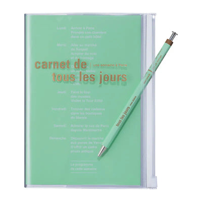 DAY'S B6 Zipper Notebook - Carnet zippé B6