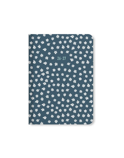Letts Agenda Daisies A6 Semainier Académique