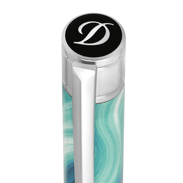 STD Initial Géode Bleu Chrome Stylo Bille - 4