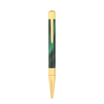 STD Initial Géode Vert Doré Stylo Bille