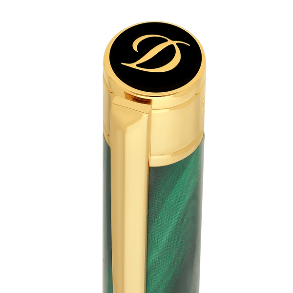 STD Initial Géode Vert Doré Stylo Bille - 4