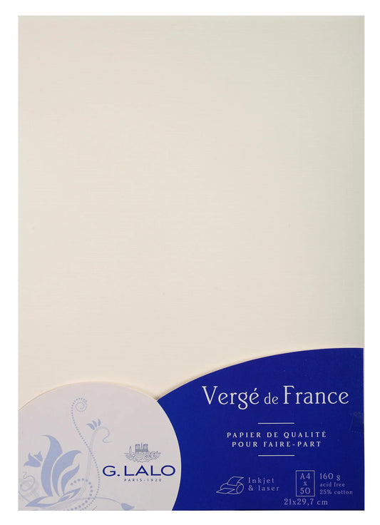 LALO 50 Feuilles Vergé de France A4 160g