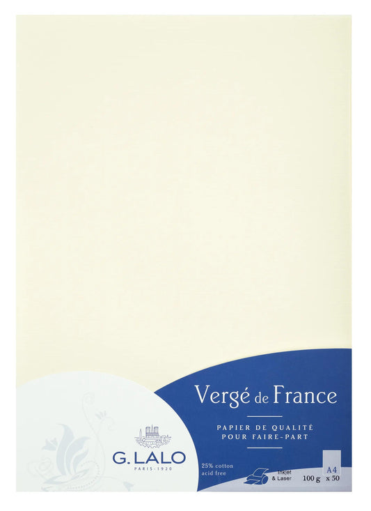 LALO 50 Feuilles Vergé de France A4 100g