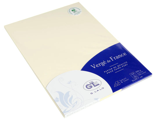 LALO 50 Feuilles Vergé de France A4 100g