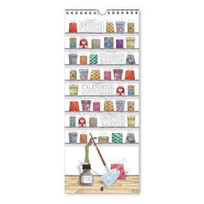 ACT Calendrier d'Anniversaire Long-Calendrier-Acte tre-Mahogany-Papeterie du Dôme