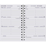 AGM Agenda Moderne 12,5x8 Polypro Transparent Spirale Semainier-Agenda-Agenda Moderne-Papeterie du Dôme