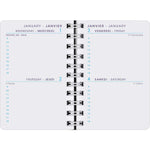 AGM Agenda Moderne Format 10 Pekari Cuir de Porc 100x80-Agenda-Agenda Moderne-Papeterie du Dôme