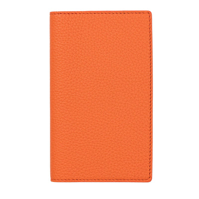 AGM Agenda Moderne Hebdoplan Camargue Cuir de Taurillon 9x15-Agenda Cuir-Agenda Moderne-Orange-Papeterie du Dôme