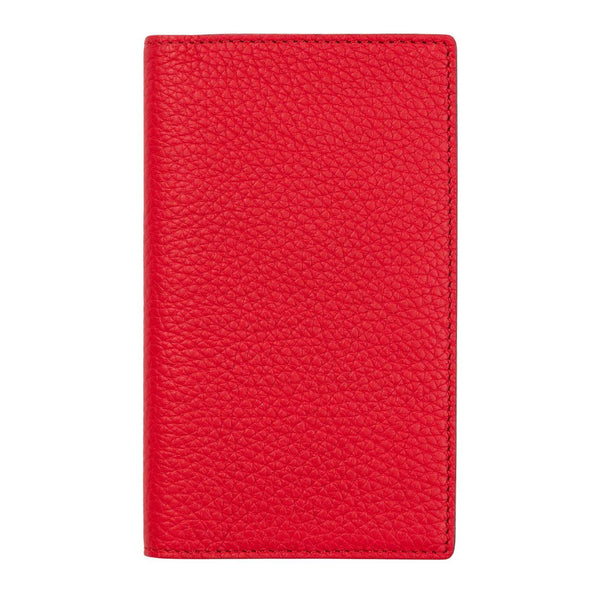 AGM Agenda Moderne Hebdoplan Camargue Cuir de Taurillon 9x15-Agenda Cuir-Agenda Moderne-Rouge-Papeterie du Dôme