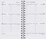 AGM Agenda Moderne Hebdoplan Polypro SAD 1 semaine sur 2 pages 9x15-Agenda-Agenda Moderne-Papeterie du Dôme