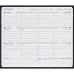 AGM Agenda Moderne Hebdoplan avec Patte Pekari Cuir de Porc 147x90-Agenda Cuir-Agenda Moderne-Papeterie du Dôme