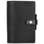 AGM Agenda Moderne Modulable Mini Organiseur Format 13 Pekari Cuir de Porc 124x80-Agenda-Agenda Moderne-Noir-Papeterie du Dôme