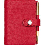 AGM Agenda Moderne Organiseur 13 cm Camargue Cuir de Taurillon 124x80-Agenda Cuir-Agenda Moderne-Rouge-Papeterie du Dôme