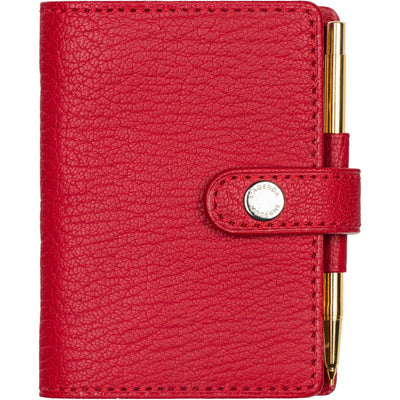 AGM Agenda Moderne Organiseur 13 cm Camargue Cuir de Taurillon 124x80-Agenda Cuir-Agenda Moderne-Rouge-Papeterie du Dôme