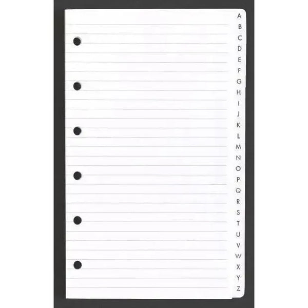 AGM Agenda Moderne Recharge Format 13 Encoches A-Z x26-Recharges Autres-Agenda Moderne-Papeterie du Dôme