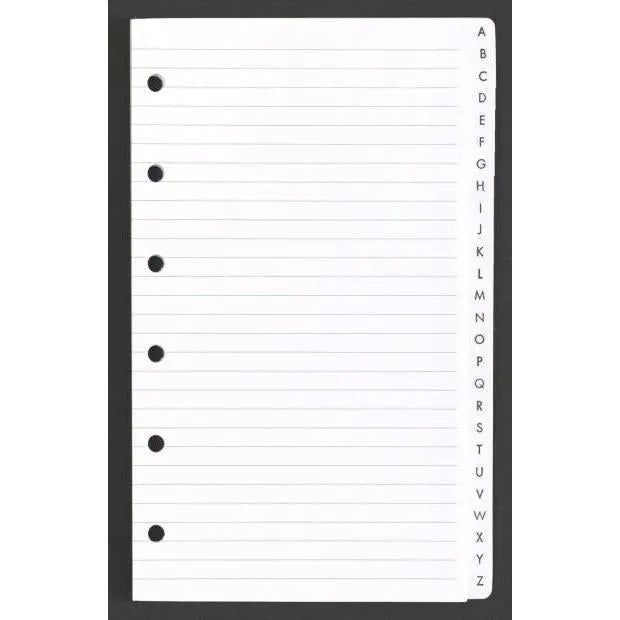 AGM Agenda Moderne Recharge Format 13 Encoches A-Z x26-Recharges Autres-Agenda Moderne-Papeterie du Dôme