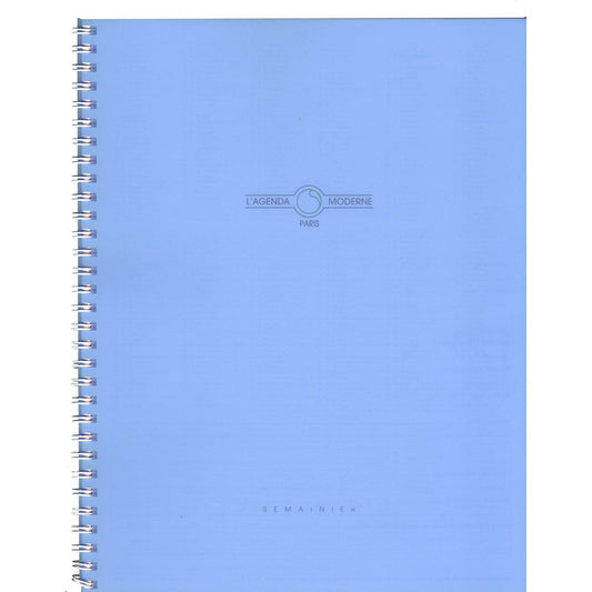 AM Agenda ABOT Polypro Transparent-Agenda-Agenda Moderne-2024-Couleur Aléatoire-Papeterie du Dôme