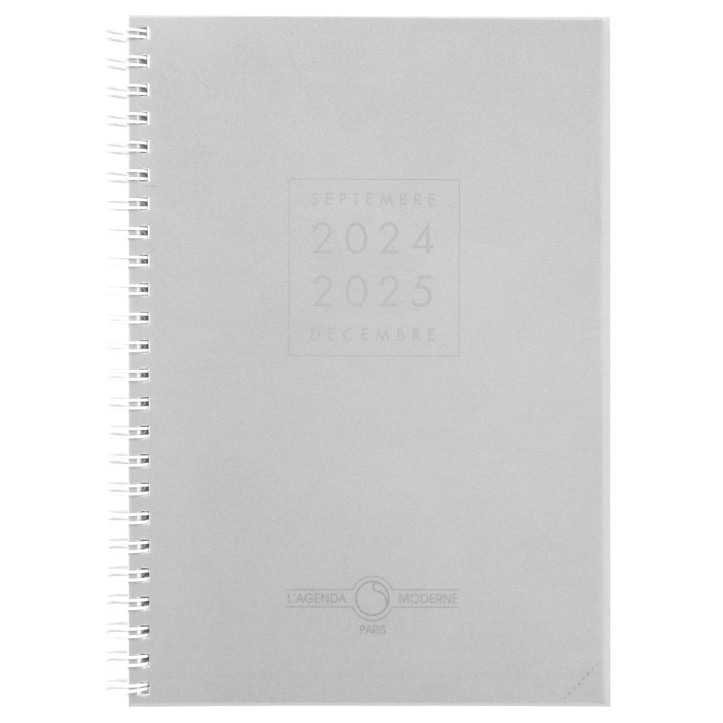 AM Agenda ABOT SAD Polypro Transparent-Agenda-Agenda Moderne-2024-2025-Couleur Aléatoire-Papeterie du Dôme