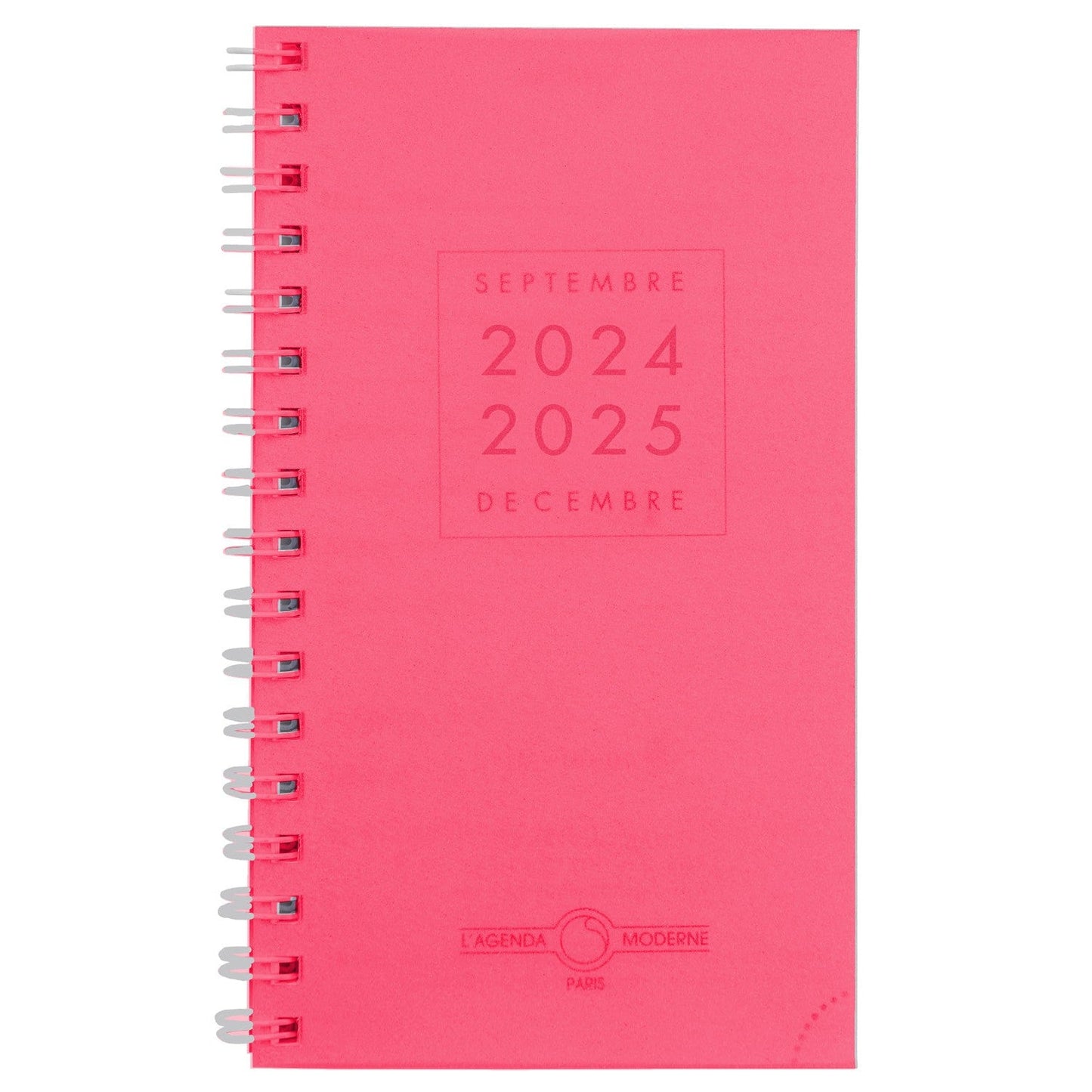 AM Hebdoplan Polypro SAD 1 semaine sur 2 pages 9x15-Agenda-Agenda Moderne-2024-2025-Couleur Aléatoire-Papeterie du Dôme