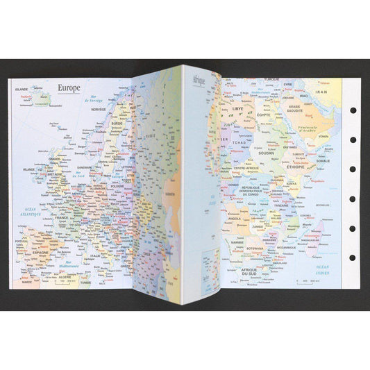 AM Recharge Documentation Cartographique Europe-Recharge-Agenda Moderne-Papeterie du Dôme