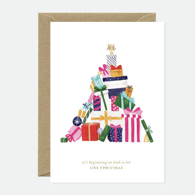ATW Carte double Noël-Greeting Card-All The Ways To Say-Noël-Expensive Christmas-Papeterie du Dôme