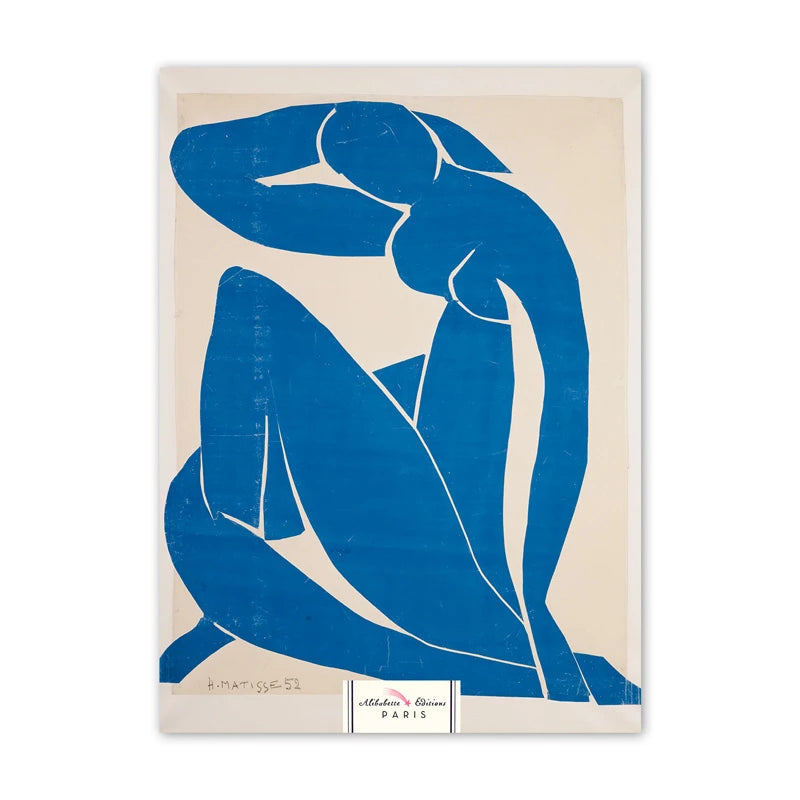BAB Carnet A4 Artbook-Carnet-Alibabette Editions-Matisse - Nu bleu-Papeterie du Dôme