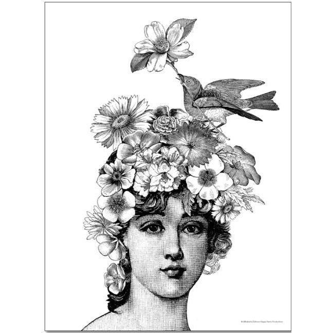 BAB Gravure à Colorier-Coloriage-Alibabette Editions-Papeterie du Dôme