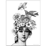 BAB Gravure à Colorier-Coloriage-Alibabette Editions-Flora-Papeterie du Dôme