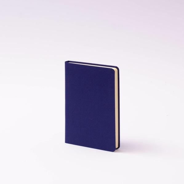 BDK Leinen Carnet-Carnet-Bindewerk-9 x 14 cm-Ultraviolet-Blanc-Papeterie du Dôme