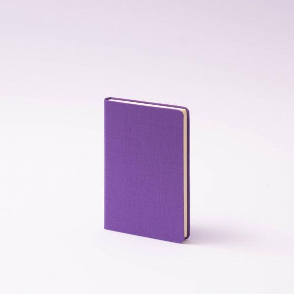BDK Leinen Carnet-Carnet-Bindewerk-9 x 14 cm-Lilas-Ligné-Papeterie du Dôme