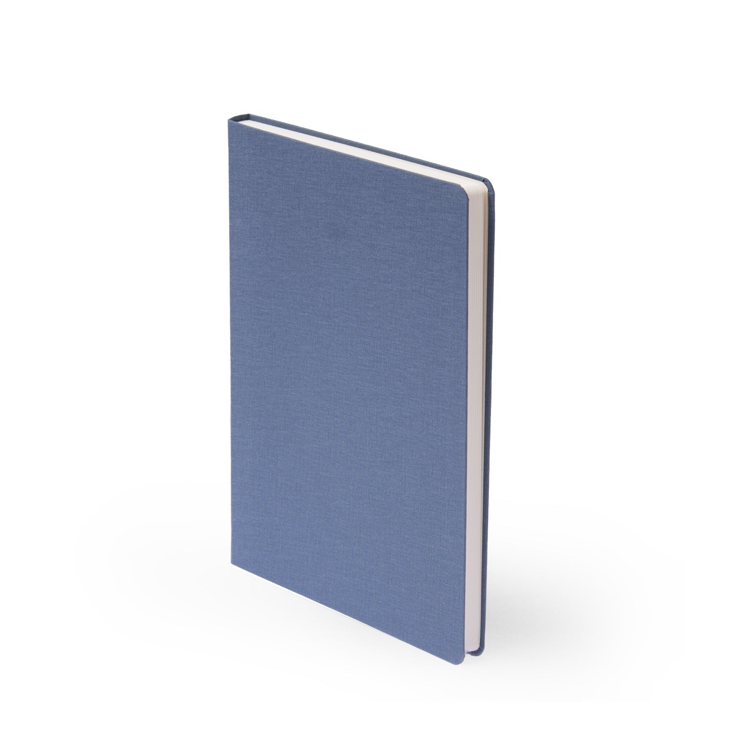 BDK Leinen Carnet-Carnet-Bindewerk-A5-Bleu Nuit-Blanc-Papeterie du Dôme