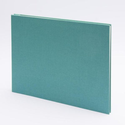 BDK Leinen Post Bound Album Photo-Album Photo-Bindewerk-32 x 22.5 cm-Jade-Papeterie du Dôme