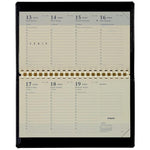 BPL Agenda Accent Genova Noir Semainier-Agenda-Brepols-Papeterie du Dôme