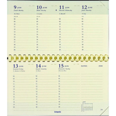 BPL Recharge Agenda Accent Semainier-Recharge Agenda-Brepols-Papeterie du Dôme