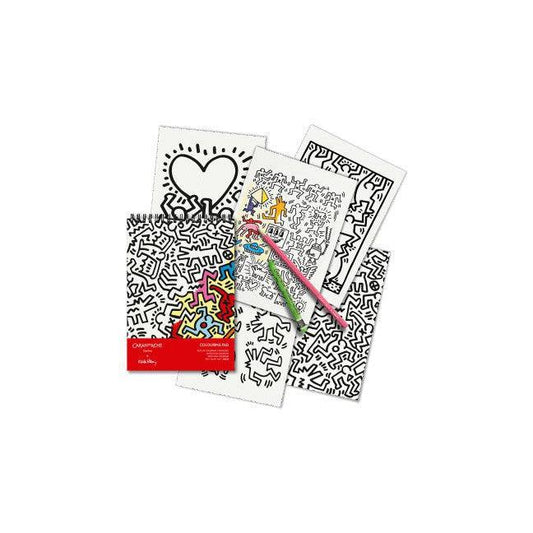 CA Bloc de Coloriage A5 Keith Haring-Coloriage-Caran d'Ache-Papeterie du Dôme