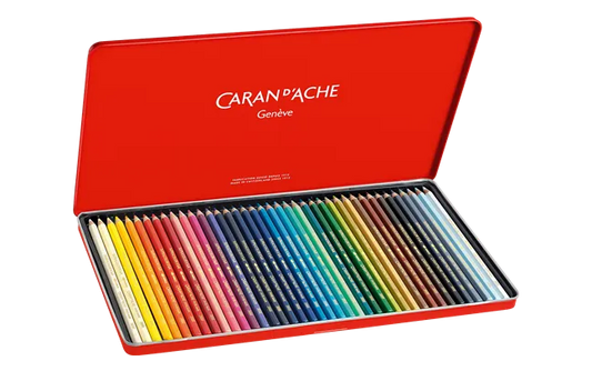 CA Boîte de 40 Couleurs Supracolor Aquarelle-Boîte à Crayons-Caran d'Ache-Papeterie du Dôme
