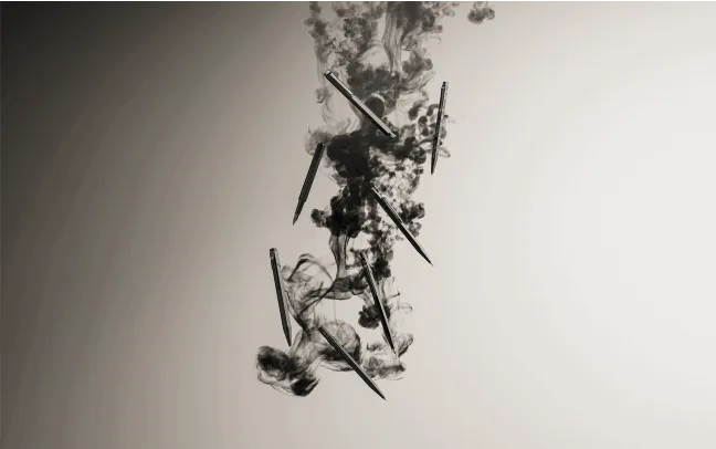 CA Ecridor Black Lines Set Stylo Bille et Cuir-Stylo Bille-Caran d'Ache-Papeterie du Dôme