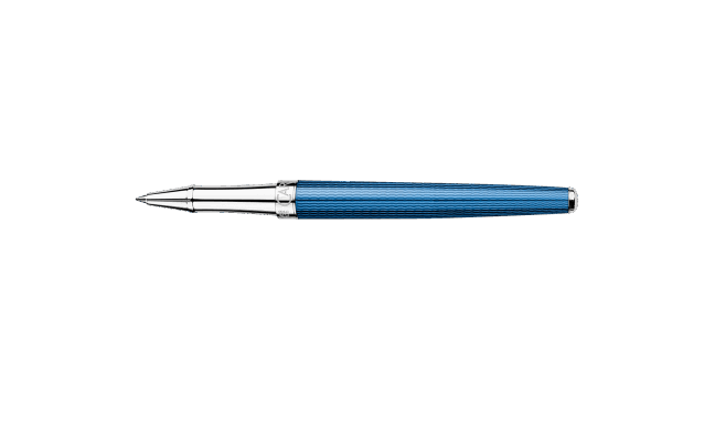 CA Léman Grand Bleu Stylo Roller-Stylo Roller-Caran d'Ache-Papeterie du Dôme