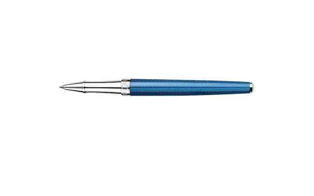 CA Léman Grand Bleu Stylo Roller-Stylo Roller-Caran d'Ache-Papeterie du Dôme
