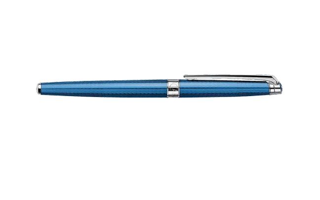 CA Léman Grand Bleu Stylo Roller-Stylo Roller-Caran d'Ache-Papeterie du Dôme